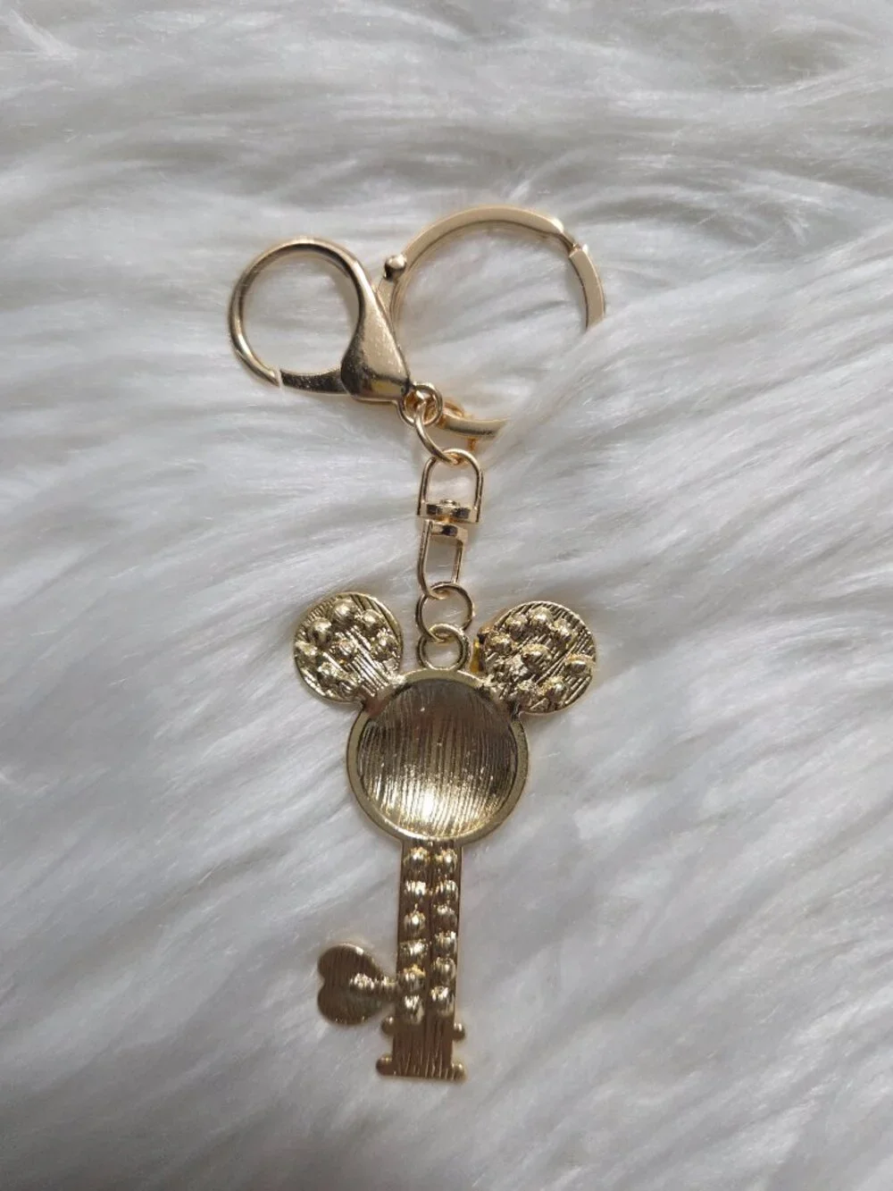 Mickey Mouse Ears Key Design Keychain